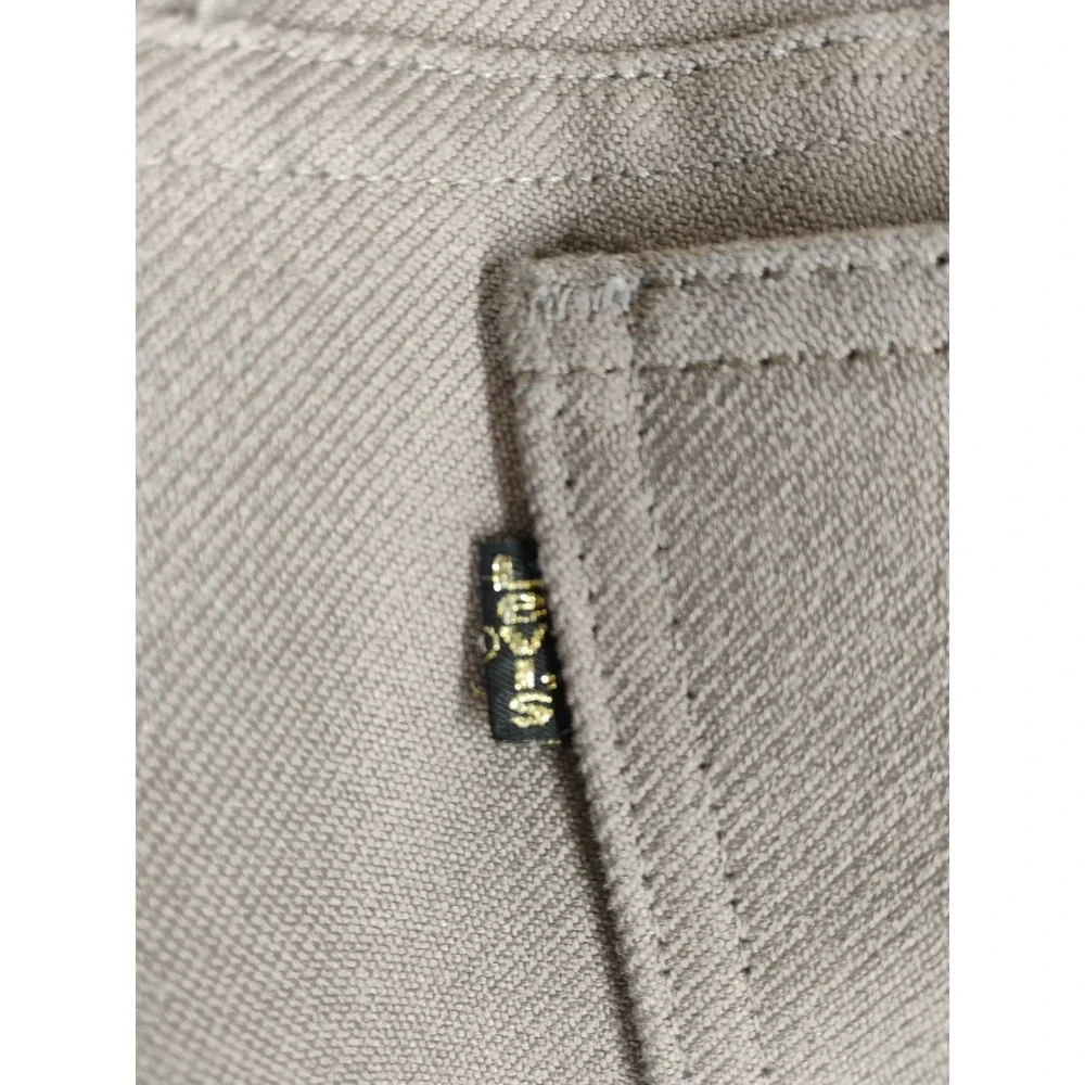 Vintage 1980s Levis Mens 40x32 (39x30) Black Gold Label Leisure Suit Dress Pants